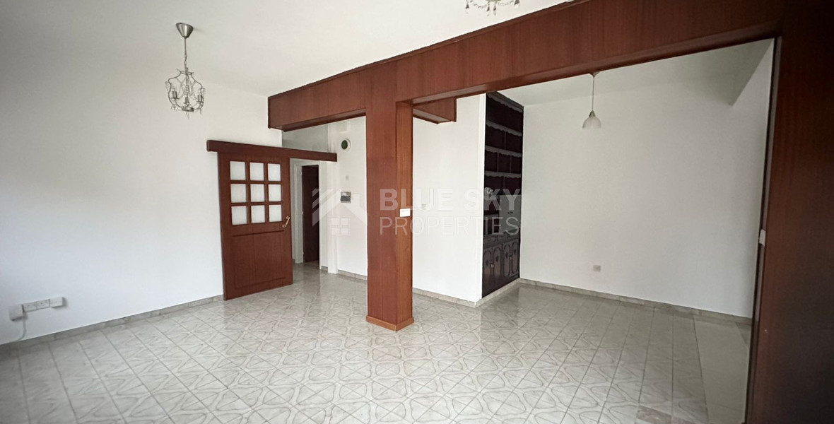 Spacious 3-Bedroom Ground Floor House for Rent in Zakaki,Limassol.