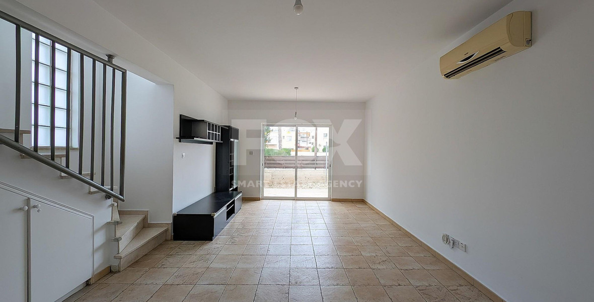 Paphos Semi-Detached two-Bed Home with Pool & Courtyard – Ideal Location, for sale