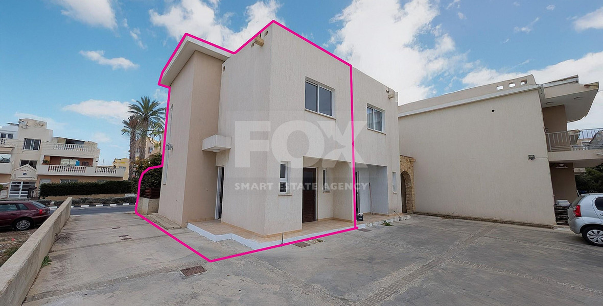 Paphos Semi-Detached two-Bed Home with Pool & Courtyard – Ideal Location, for sale