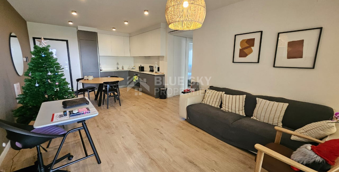 Modern Two Bedroom Apartment for sale in Tserkezoi Tsiftlikoudia- Private ROOF GARDEN