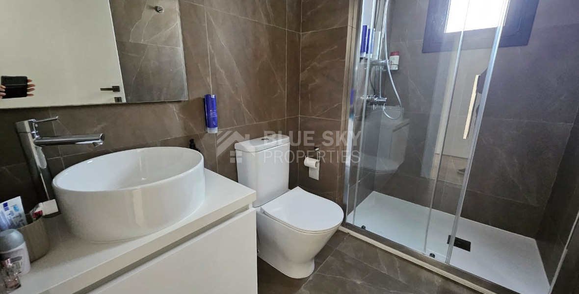 Modern Two Bedroom Apartment for sale in Tserkezoi Tsiftlikoudia- Private ROOF GARDEN