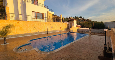 Luxury Detached four Bedroom House with unobstructed sea views and private swimming pool located in Tsada, Pafos for sale.