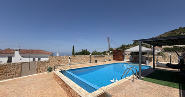 Luxury Detached four Bedroom House with unobstructed sea views and private swimming pool located in Tsada, Pafos for sale.