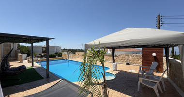 Luxury Detached four Bedroom House with unobstructed sea views and private swimming pool located in Tsada, Pafos for sale.