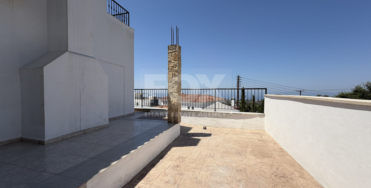 Luxury Detached four Bedroom House with unobstructed sea views and private swimming pool located in Tsada, Pafos for sale.