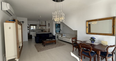 Rent: Renovated, fully furnished two bedroom ground floor apartment in the Amathusia area of Limassol, offering panoramic sea views.