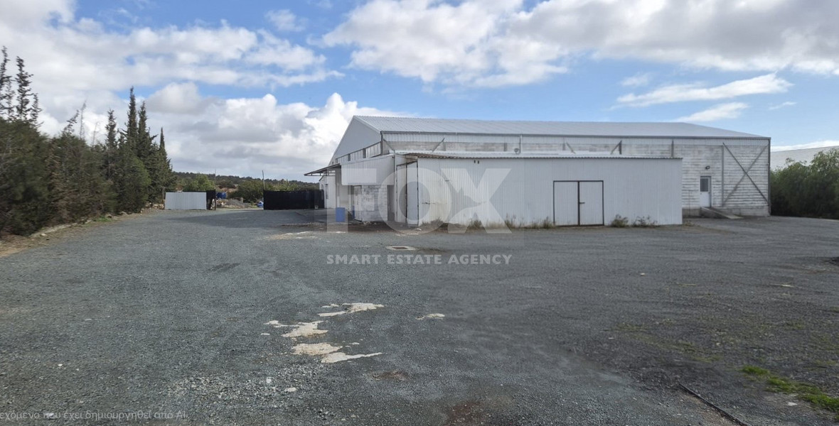 RENT: WAREHOUSE 1,000SQM ON A PLOT OF 4,000 IN THE INDUSTRIAL AGREA OF AGIOS SYLAS