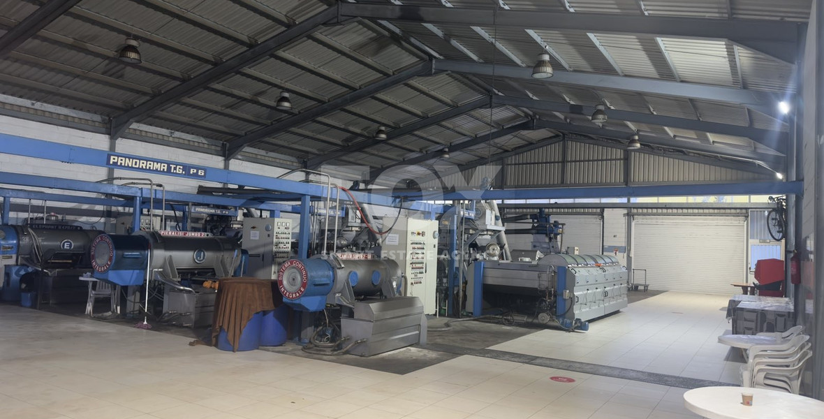 RENT: WAREHOUSE 1,000SQM ON A PLOT OF 4,000 IN THE INDUSTRIAL AGREA OF AGIOS SYLAS