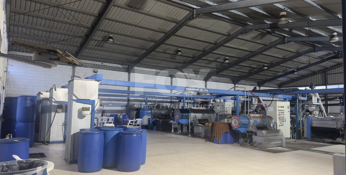 RENT: WAREHOUSE 1,000SQM ON A PLOT OF 4,000 IN THE INDUSTRIAL AGREA OF AGIOS SYLAS