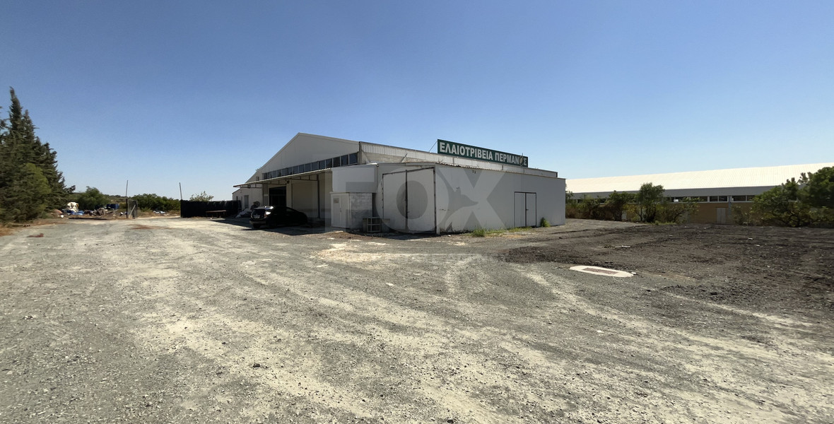 FOR RENT SPACIOUS 850 m2 WAREHOUSE ON A 2,500 m2 PLOT IN THE INDUSTRIAL AREA OF YPSONAS