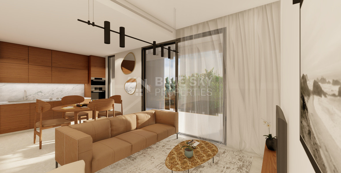 Modern one Bedroom Off-Plan Apartment for Sale in Kato Pafos with Pool