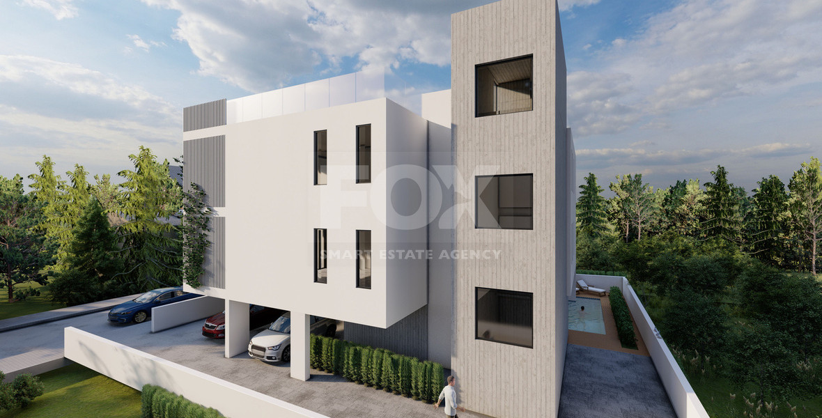 Modern one Bedroom Off-Plan Apartment for Sale in Kato Pafos with Pool