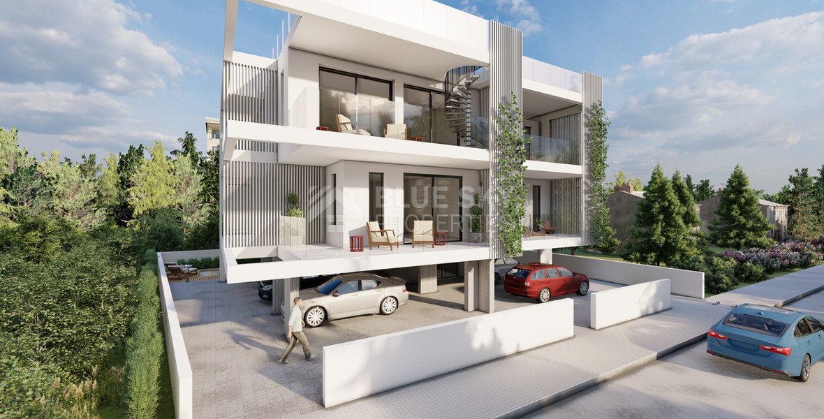 Modern one Bedroom Off-Plan Apartment for Sale in Kato Pafos with Pool