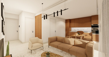 Modern one Bedroom Off-Plan Apartment for Sale in Kato Pafos with Pool