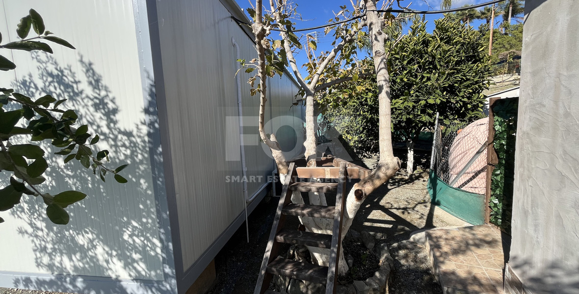 For Rent Prefabricated House -Bills Included- with Garden in Monagroulli