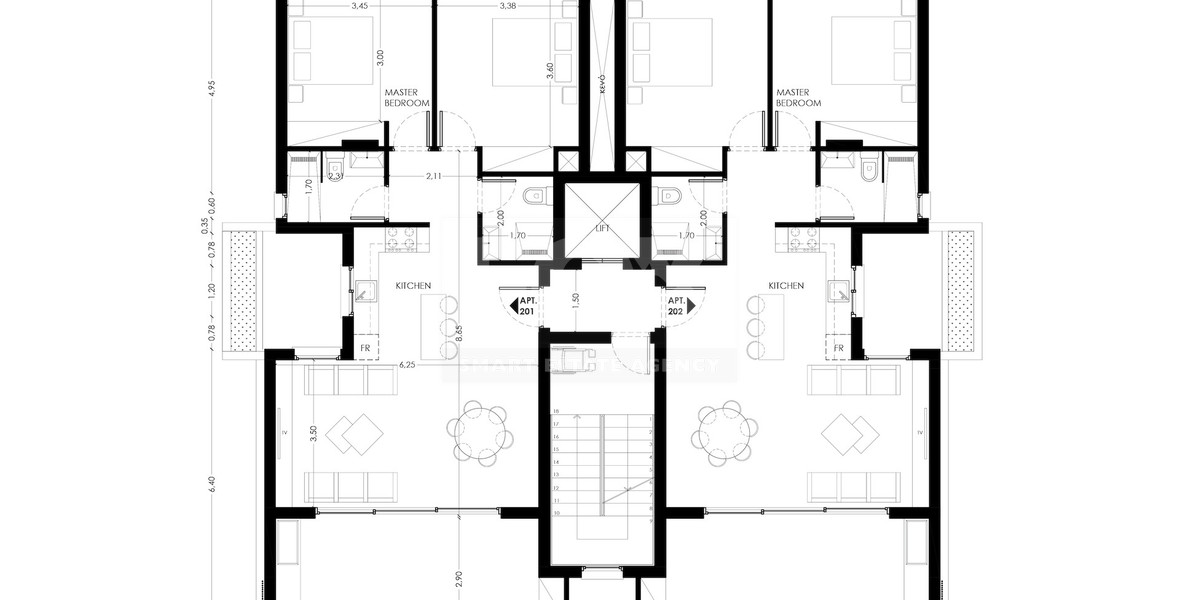 Two bedroom apartment on first floor in Geroskipou area of Paphos