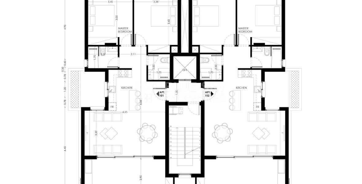 Two bedroom apartment on first floor in Geroskipou area of Paphos