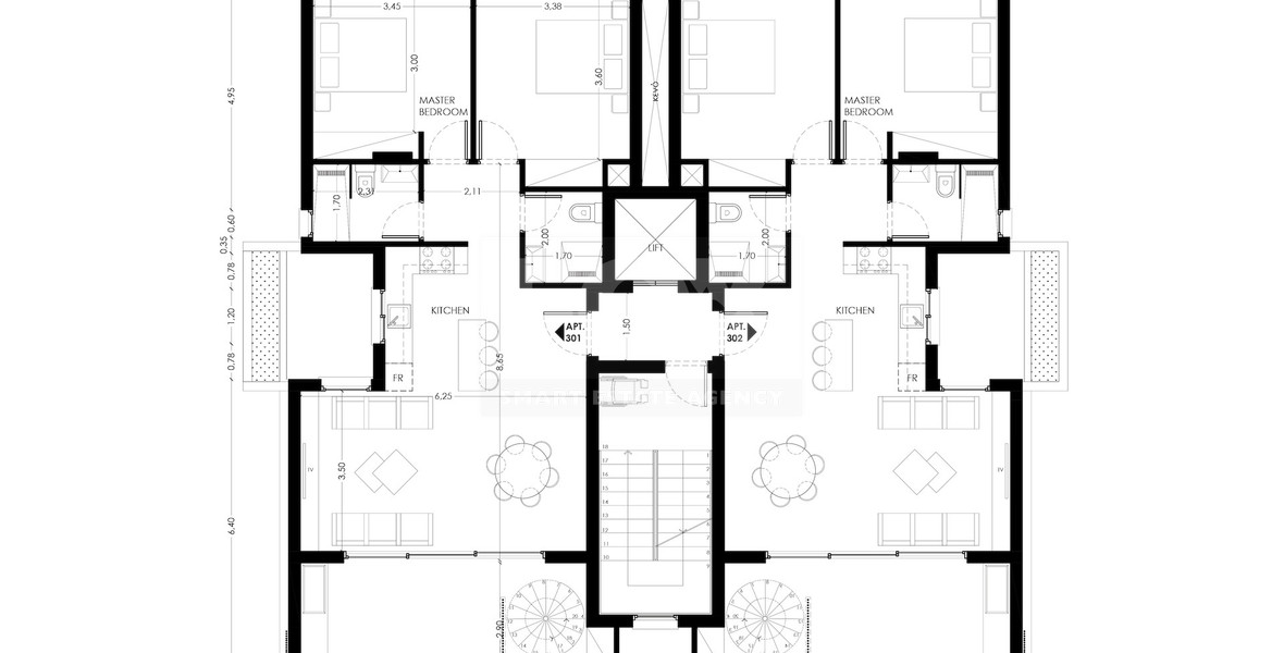 Two bedroom apartment on first floor in Geroskipou area of Paphos