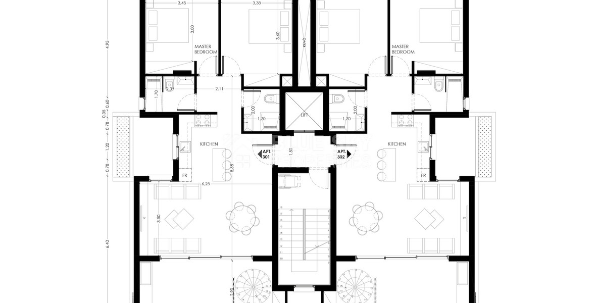 Two bedroom apartment on first floor in Geroskipou area of Paphos