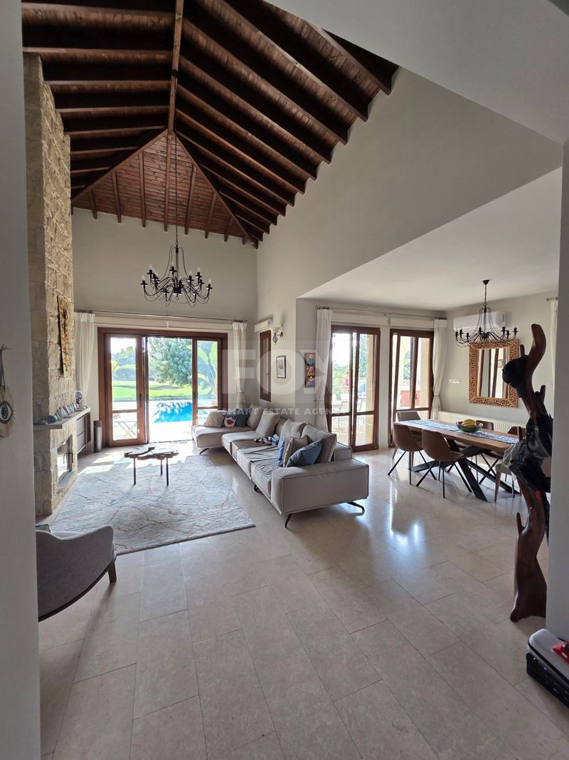 Luxury 3+1 Bedroom Villa for Sale in Aphrodite Hills Golf Resort with Sea & Golf Views