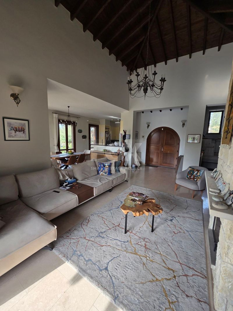 Luxury 3+1 Bedroom Villa for Sale in Aphrodite Hills Golf Resort with Sea & Golf Views