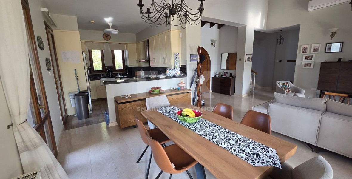 Luxury 3+1 Bedroom Villa for Sale in Aphrodite Hills Golf Resort with Sea & Golf Views