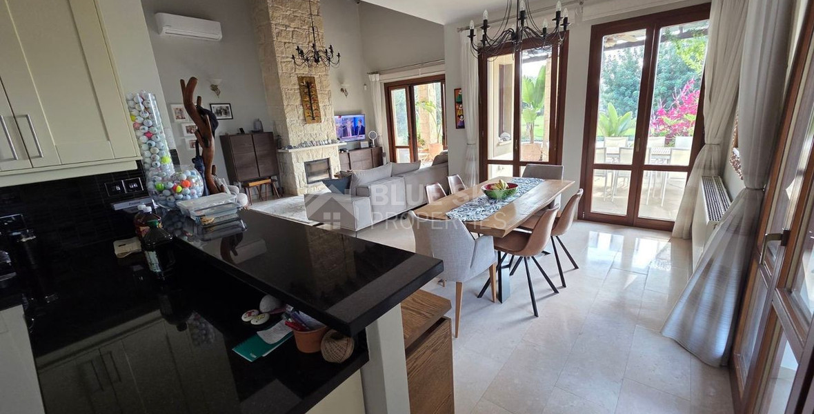 Luxury 3+1 Bedroom Villa for Sale in Aphrodite Hills Golf Resort with Sea & Golf Views