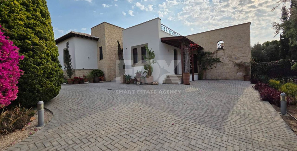 Luxury 3+1 Bedroom Villa for Sale in Aphrodite Hills Golf Resort with Sea & Golf Views