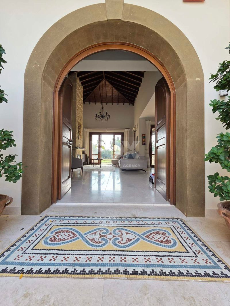 Luxury 3+1 Bedroom Villa for Sale in Aphrodite Hills Golf Resort with Sea & Golf Views