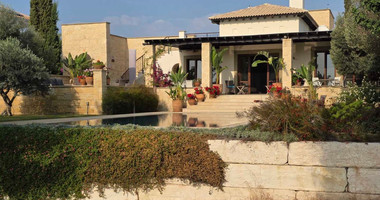 Luxury 3+1 Bedroom Villa for Sale in Aphrodite Hills Golf Resort with Sea & Golf Views
