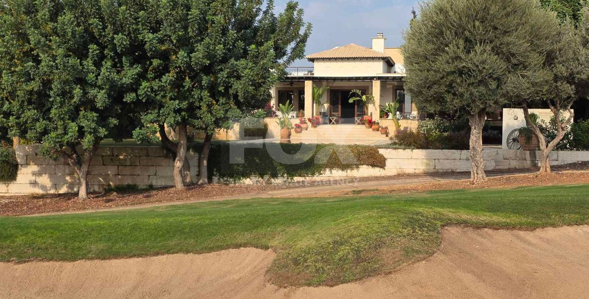 Luxury 3+1 Bedroom Villa for Sale in Aphrodite Hills Golf Resort with Sea & Golf Views