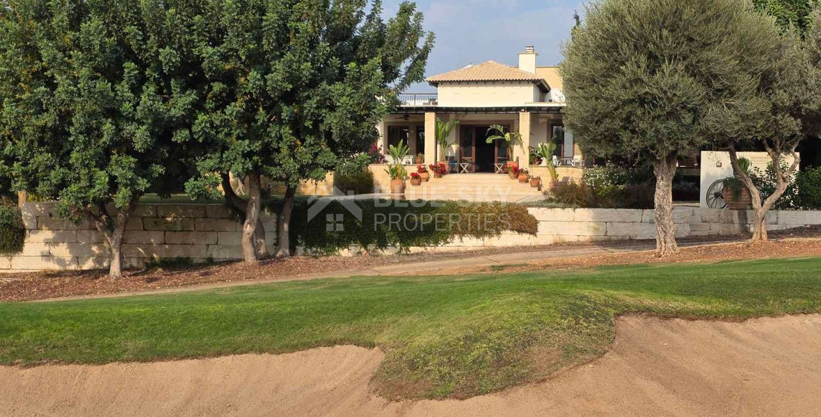 Luxury 3+1 Bedroom Villa for Sale in Aphrodite Hills Golf Resort with Sea & Golf Views