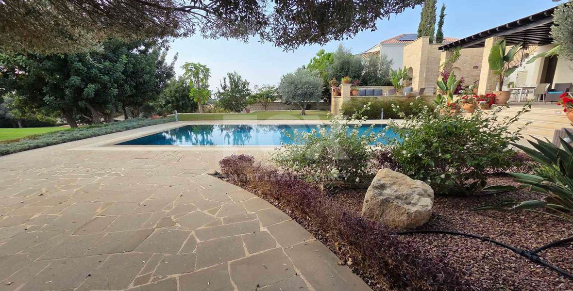 Luxury 3+1 Bedroom Villa for Sale in Aphrodite Hills Golf Resort with Sea & Golf Views