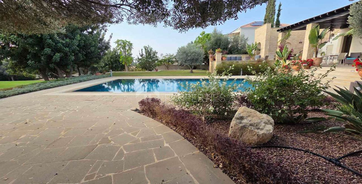 Luxury 3+1 Bedroom Villa for Sale in Aphrodite Hills Golf Resort with Sea & Golf Views