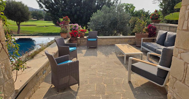 Luxury 3+1 Bedroom Villa for Sale in Aphrodite Hills Golf Resort with Sea & Golf Views