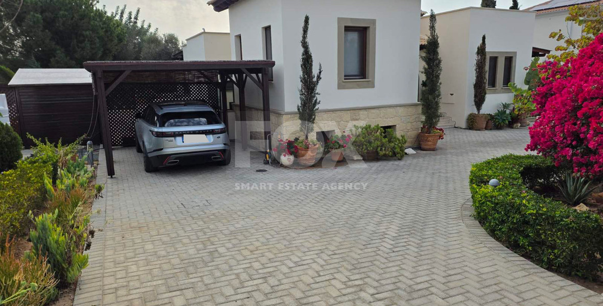 Luxury 3+1 Bedroom Villa for Sale in Aphrodite Hills Golf Resort with Sea & Golf Views