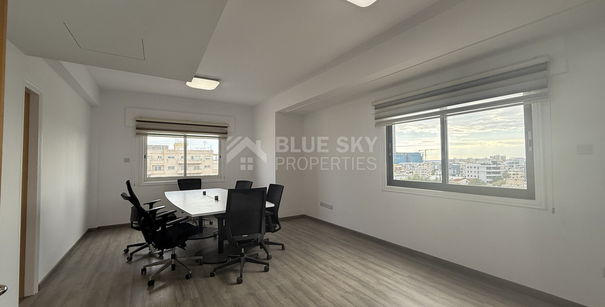 RENT: OFFICES 130 SQM OPTIONAL FURNISHED ON MAIN GRIVA DIGENI AVENUES, NEAPOLIS