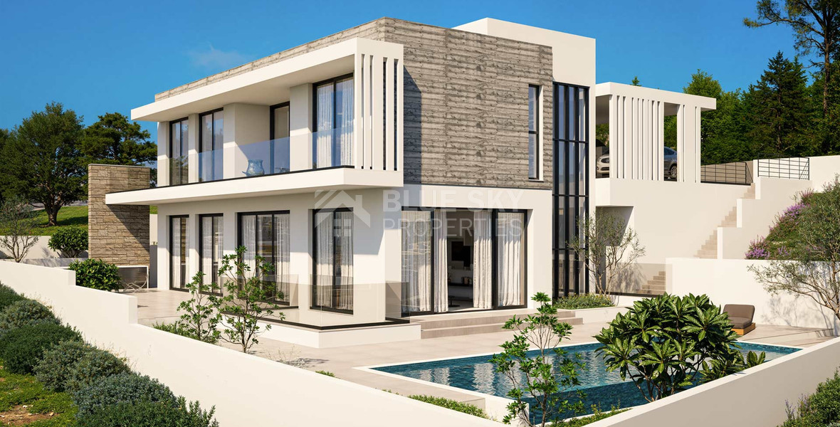 Exceptional 5-Bedroom Luxury Villa with Panoramic Sea & City Views in Agios Athanasios – Limassol