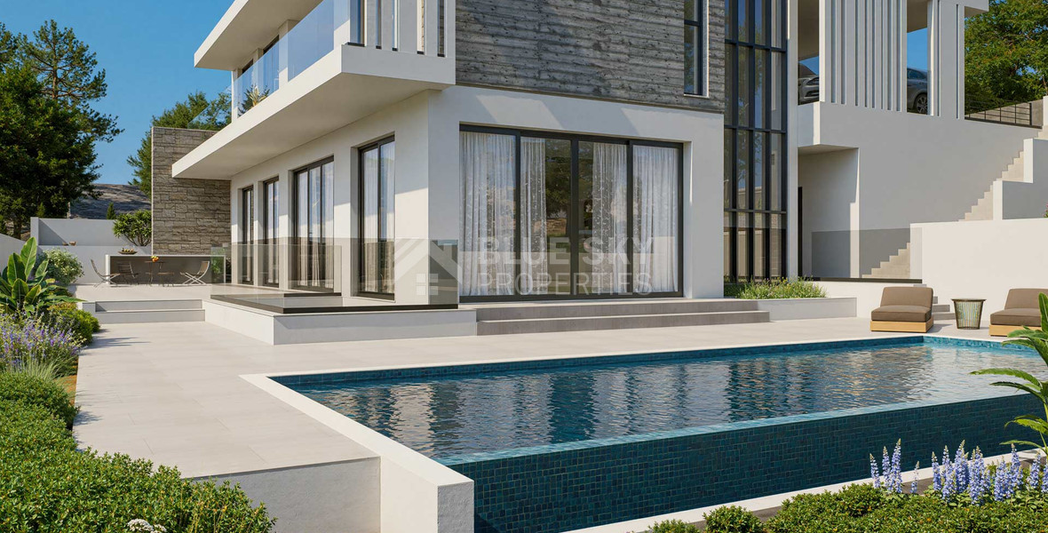 Exceptional 5-Bedroom Luxury Villa with Panoramic Sea & City Views in Agios Athanasios – Limassol