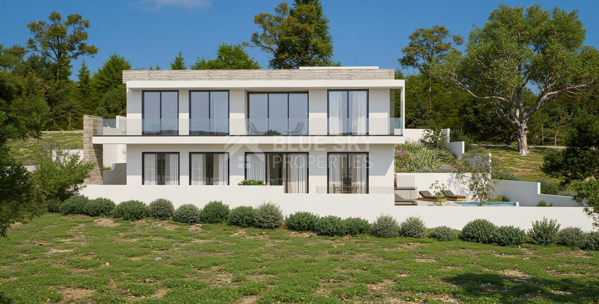 Exceptional 5-Bedroom Luxury Villa with Panoramic Sea & City Views in Agios Athanasios – Limassol