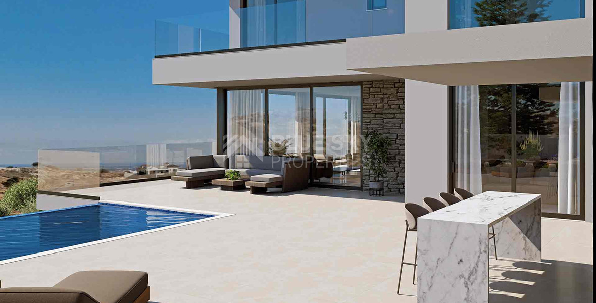 Panoramic 5-Bedroom Luxury Villa with Sea & City Views Agios Athanasios, Limassol