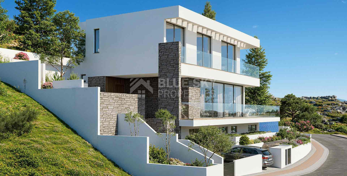 Panoramic 5-Bedroom Luxury Villa with Sea & City Views Agios Athanasios, Limassol