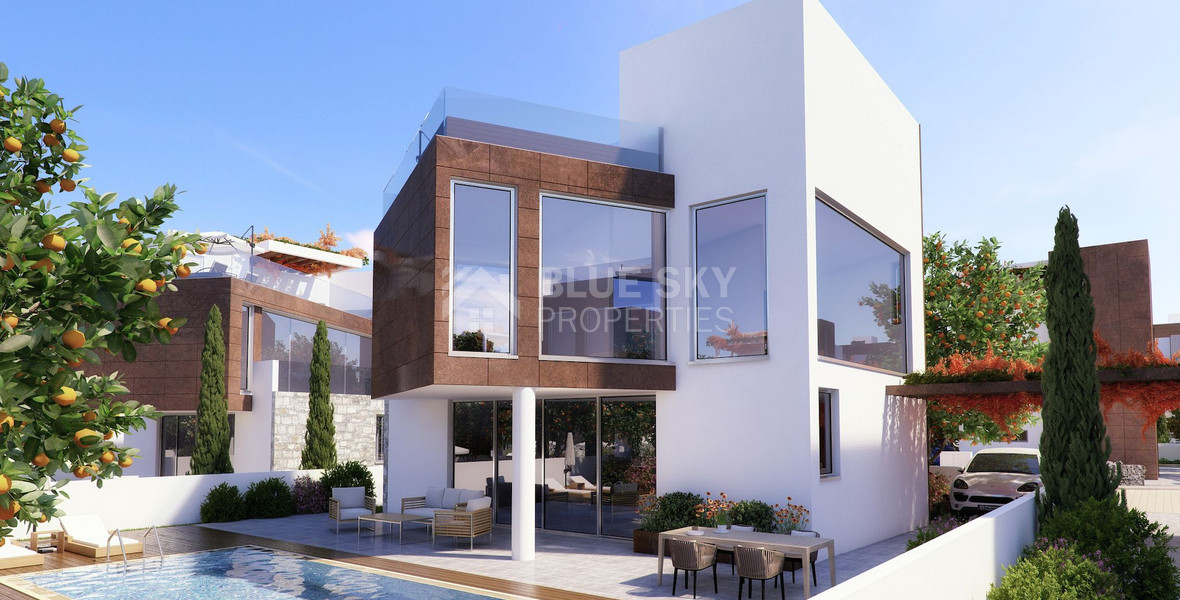 Ultra-Modern Three-Bedroom Detached House for Sale in Zakaki