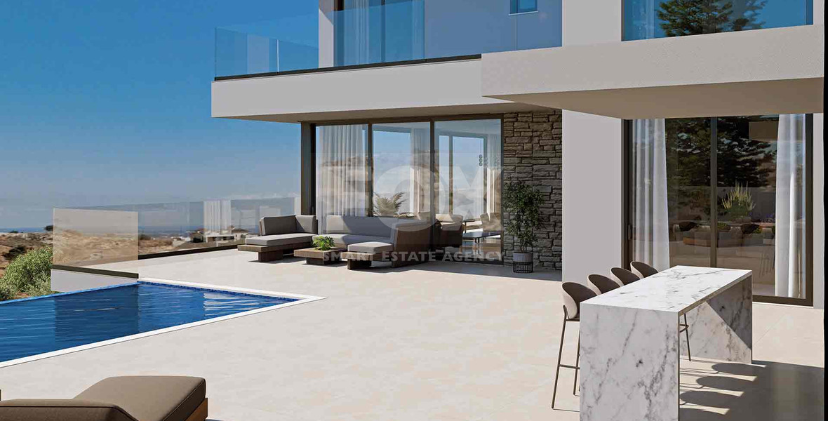 Iconic Ultra-Luxury 5-Bedroom Villa with Panoramic Views For Sale in Agios Athanasios – Limassol