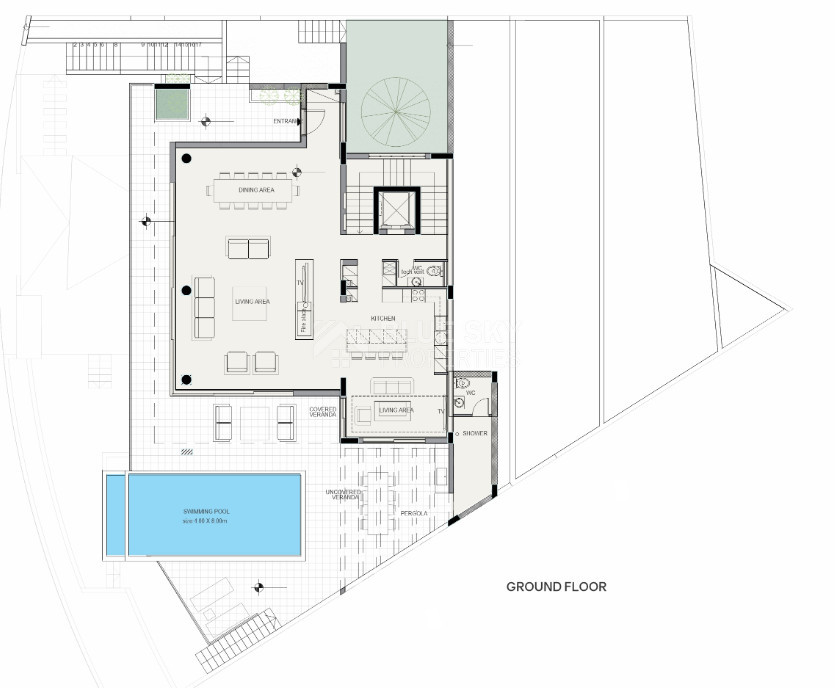 Iconic Ultra-Luxury 5-Bedroom Villa with Panoramic Views For Sale in Agios Athanasios – Limassol