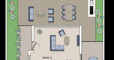 Ultra-Modern Two-Bedroom Detached House with swimming pool and roof top for Sale in Zakaki