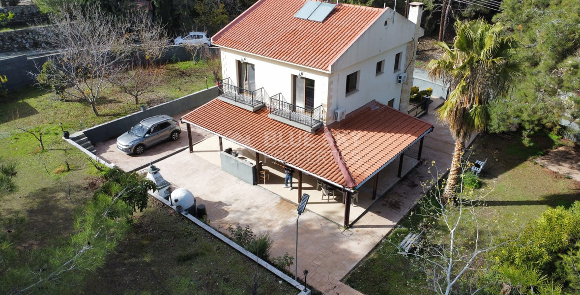 Detached 4-Bedroom House on Large Plot in Moniatis: Complete Privacy & Nature