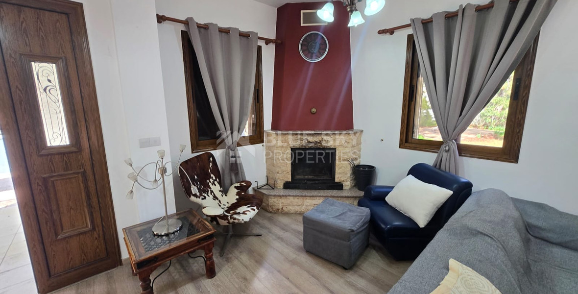 Detached 4-Bedroom House on Large Plot in Moniatis: Complete Privacy & Nature