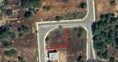 Large Corner Building Plot for Sale in Souni-Zanakia With Architecture Plans and Ready License to Build