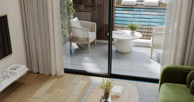 Contemporary One-Bedroom Ground Floor Apartment For Sale in a Prime Limassol Location